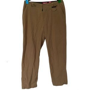 Vintage 2000s Zana Di Jeans Light Khaki Stretch Cargo Pants Plus Size 16W